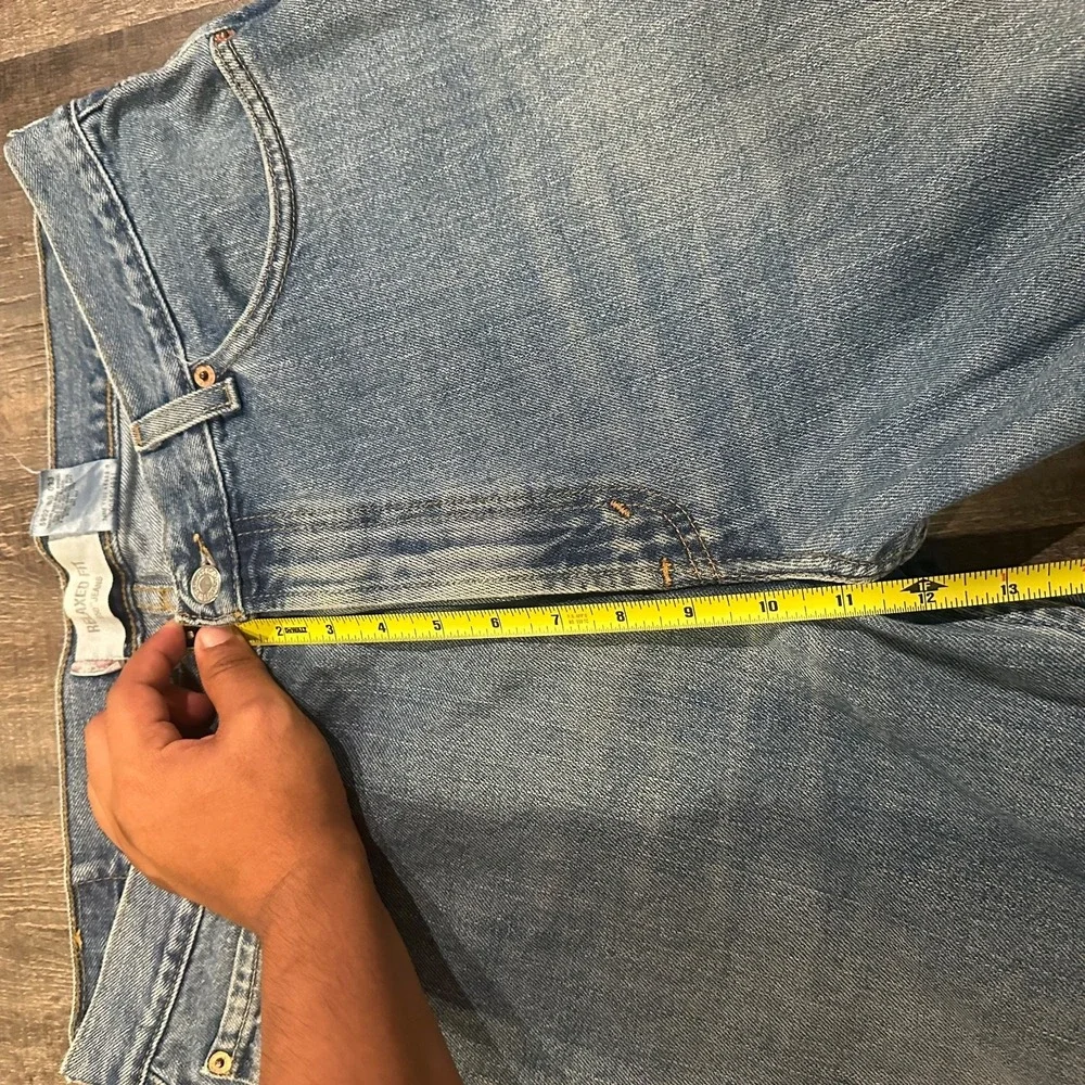 Levis 550 Jeans Men 34x29 Blue‎ Medium Wash Relaxed Fit Tapered Denim Y2K